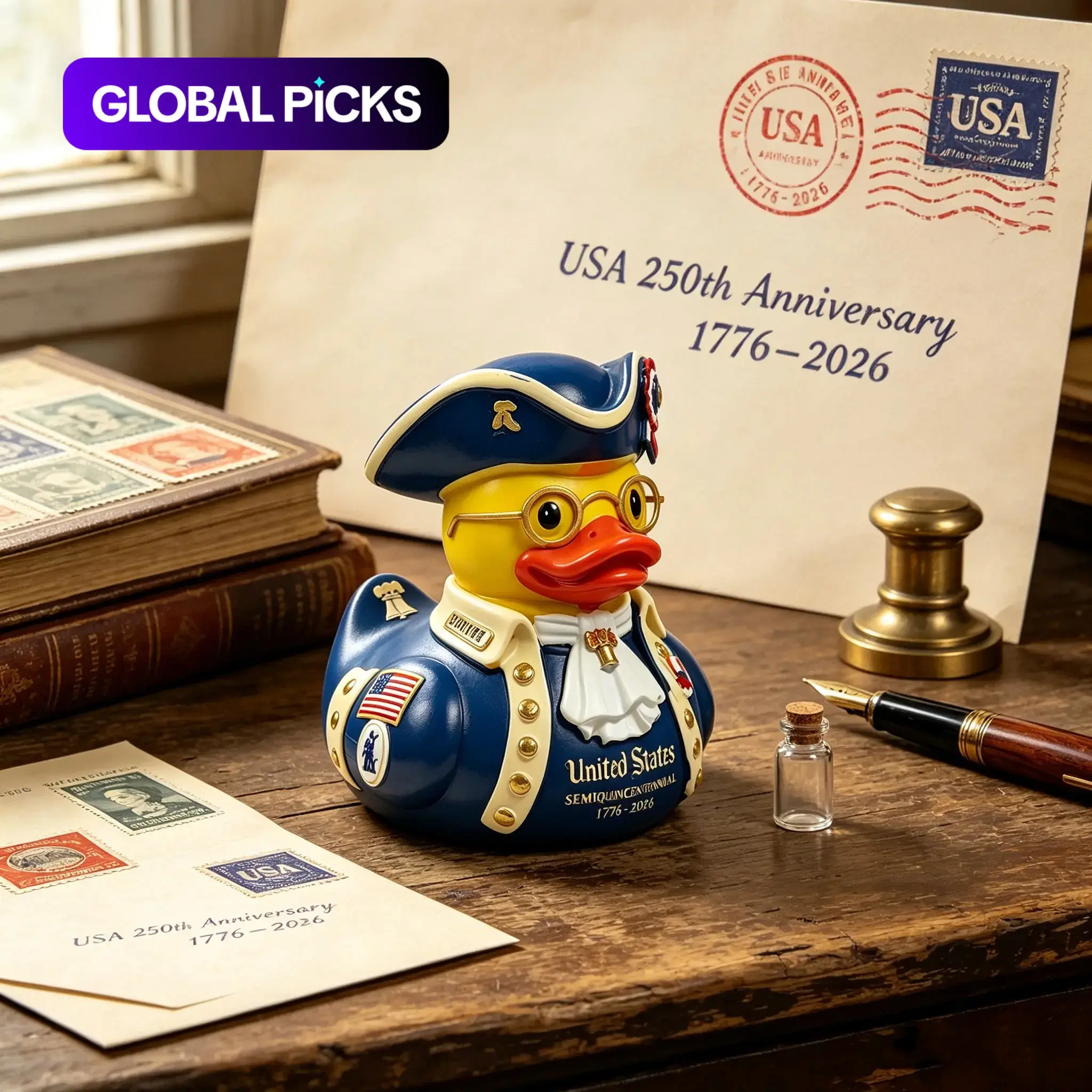 250th Anniversary Liberty Eagle Resin Sculpture, Collectible Decor Figurine for Office, Historical Gift for History Lovers, Birthday Celebration Ornament #GLOBAL PICKS