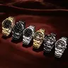 6pcs Men's, Stylish Timepieces for Everyday Wear, Elegant Accessories for Men, Casual Wristwatch Set, Perfect Gift Set for Any Occasion, Quartz Analog Watches, Analog Wristwatches