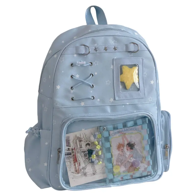 Cute Pastel Backpack, Large Capacity Lightweight Casual Bag, Versatile Stylish Backpack for School, Travel & Daily Use for Girls