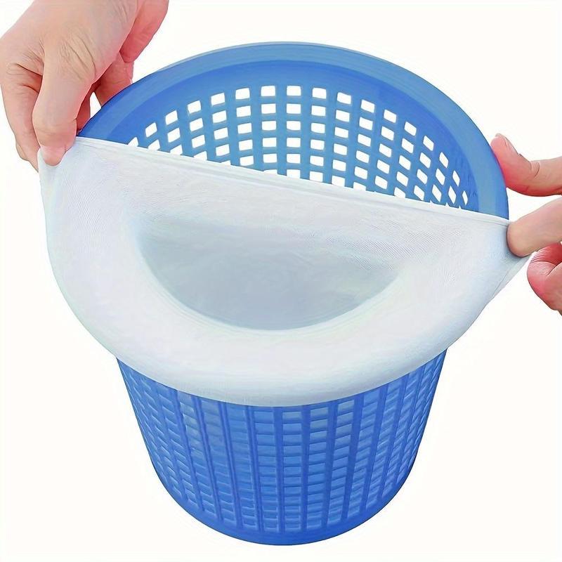 Synthetic Fine Mesh Filter Net Sleeves - Universal Fit for Skimmer Baskets, Skimmer Basket Cleaner for Pool Owners, Essential Summer Pool Supplies