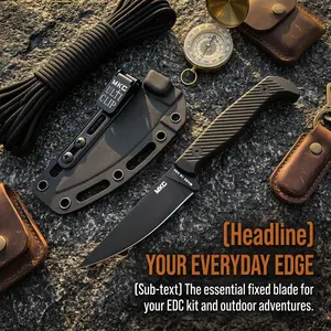New High Hardness Jungle Folding Knife, Multi-Functional Outdoor Pocket Knife, Folding Pocket Knives, 8cr13mov Blade, Nylon Handle, Ideal Gift
