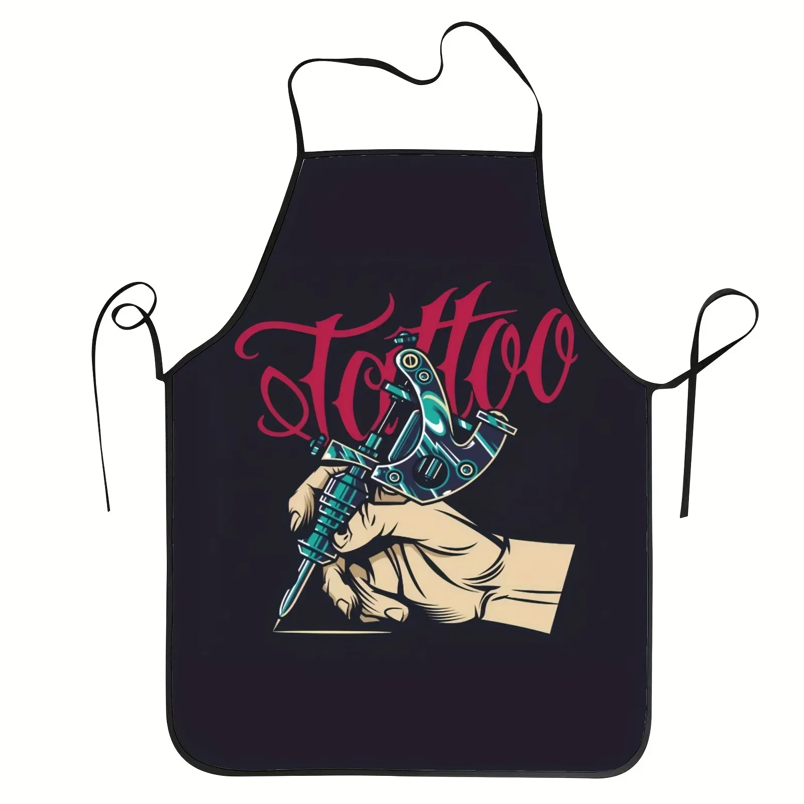 Tattoo Artist Apron-Durable Polyester Fiber, Suitable for Chef, Cooking, Gardening And Kitchen Fun