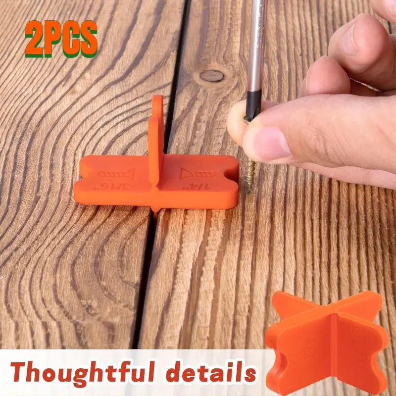 2-Pack /olive Creative Floor Padding, Deck Pad Tool, 4 Thicknesses Floor Gap Spacers, Precise Installation Aid Pads