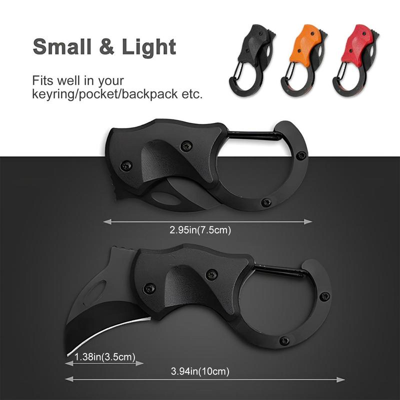 Mini Folding Knife Keychain Pendant Gift Knife Portable High Hardness Multi-purpose Knife for Backpacking Camping Perfect Men's Gift