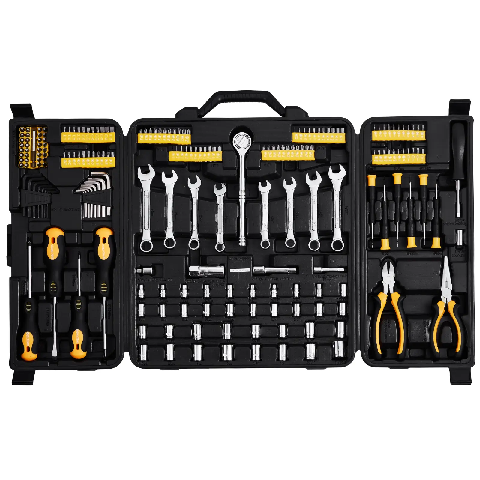 221-Piece Mechanics Tool Set, Portable for On-the-Go