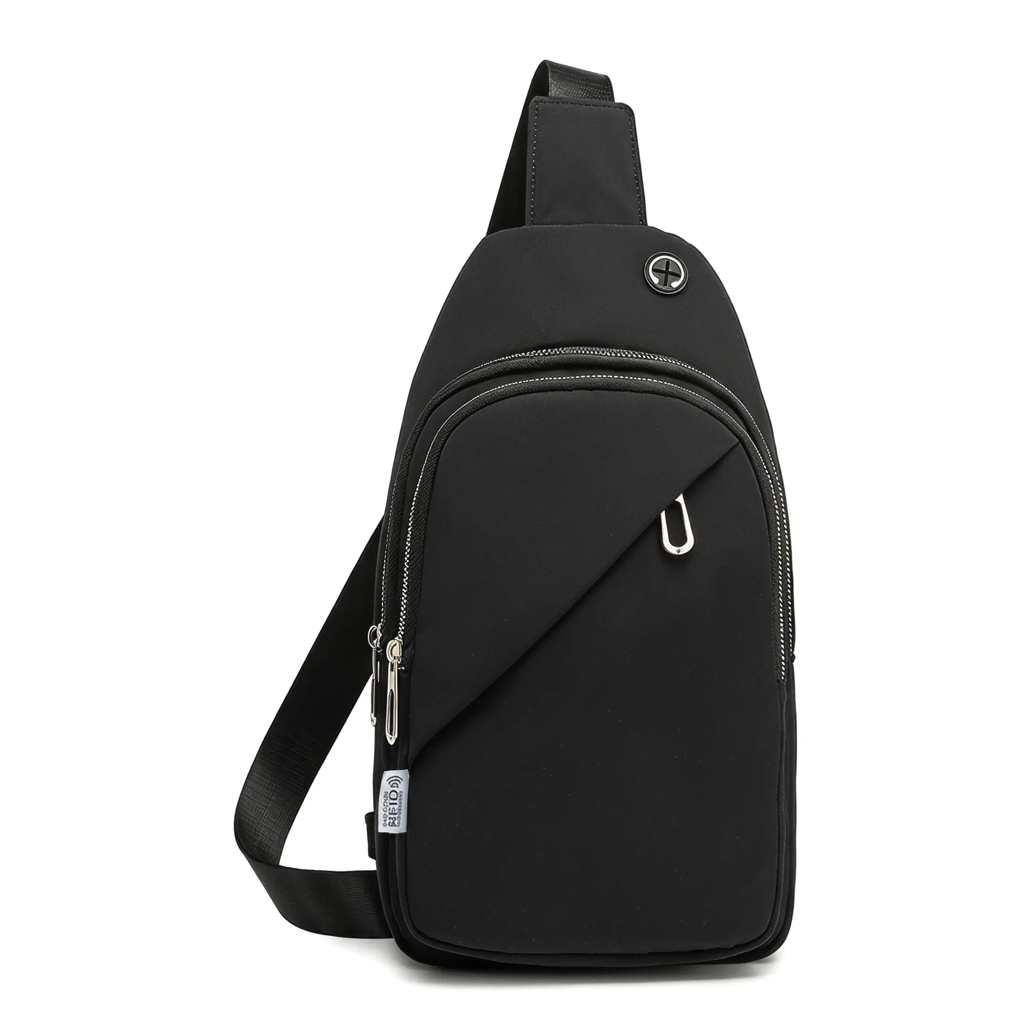 Everyday Essential Crossbody Chest Bag For Men Lightweight Anti Theft Sling Bag Large Capacity Casual Travel Polyester 8 Inch Laptop