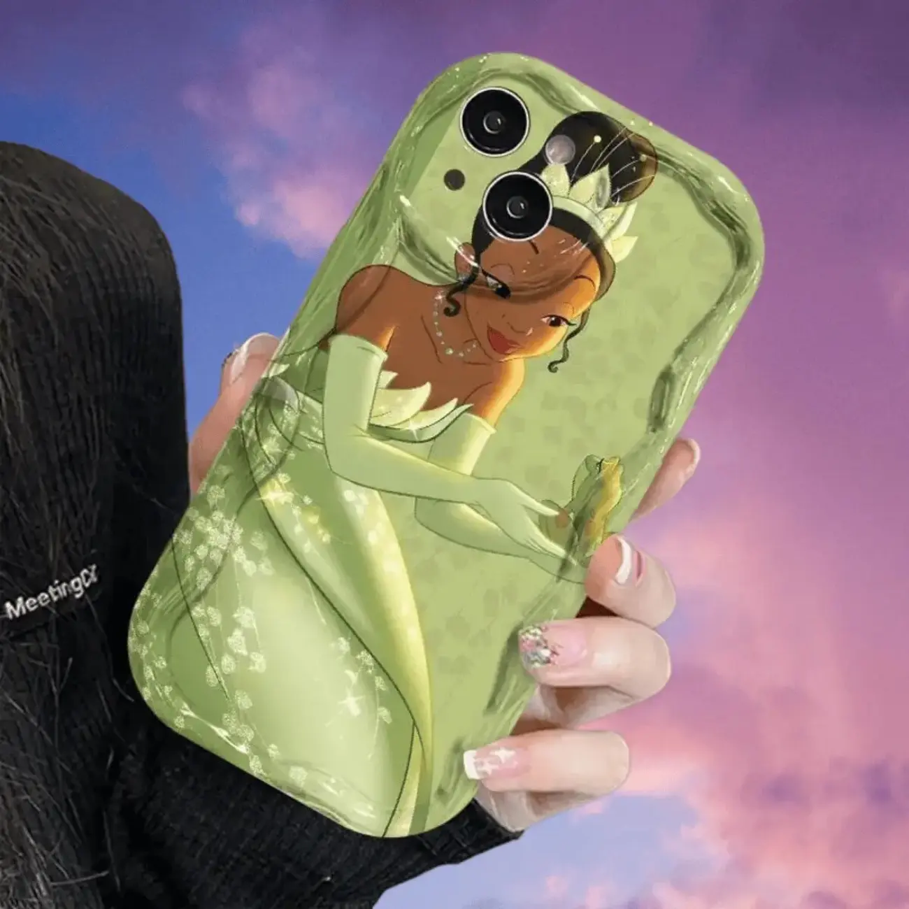 Princess Theme The Princess and The Frog Fairy Tale Art Silicone Phone Case - Multi-Model Accessory for iPhone 11,12,13,14,15,16,17 Pro,Pro Max,Plus - Device Protection, Accessories, Iphone 17