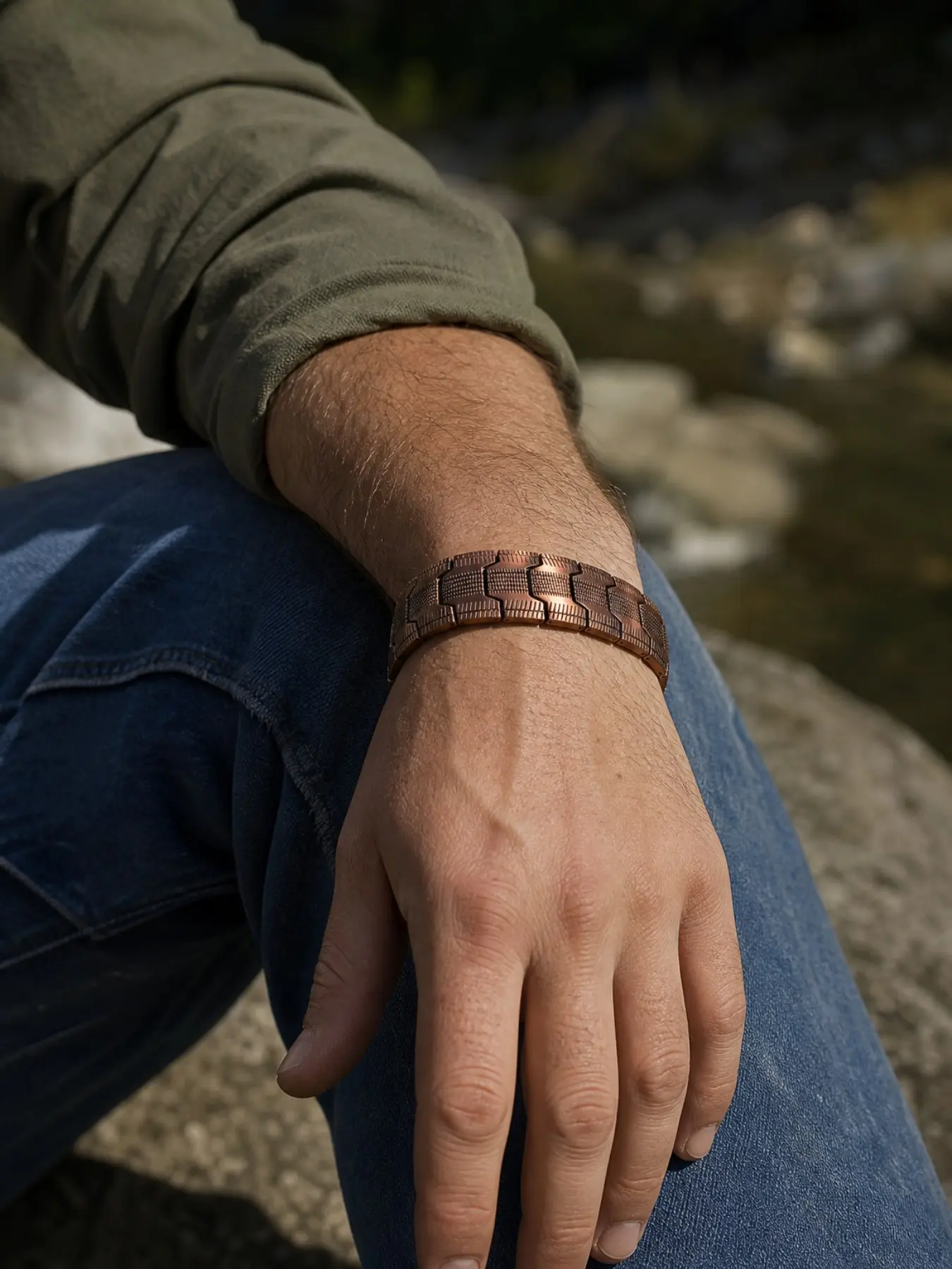 Men's bracelet, super magnetic bracelet, adjustable with free adjuster, Father's Day gift, Black Friday, Christmas, Thanksgiving special offer.