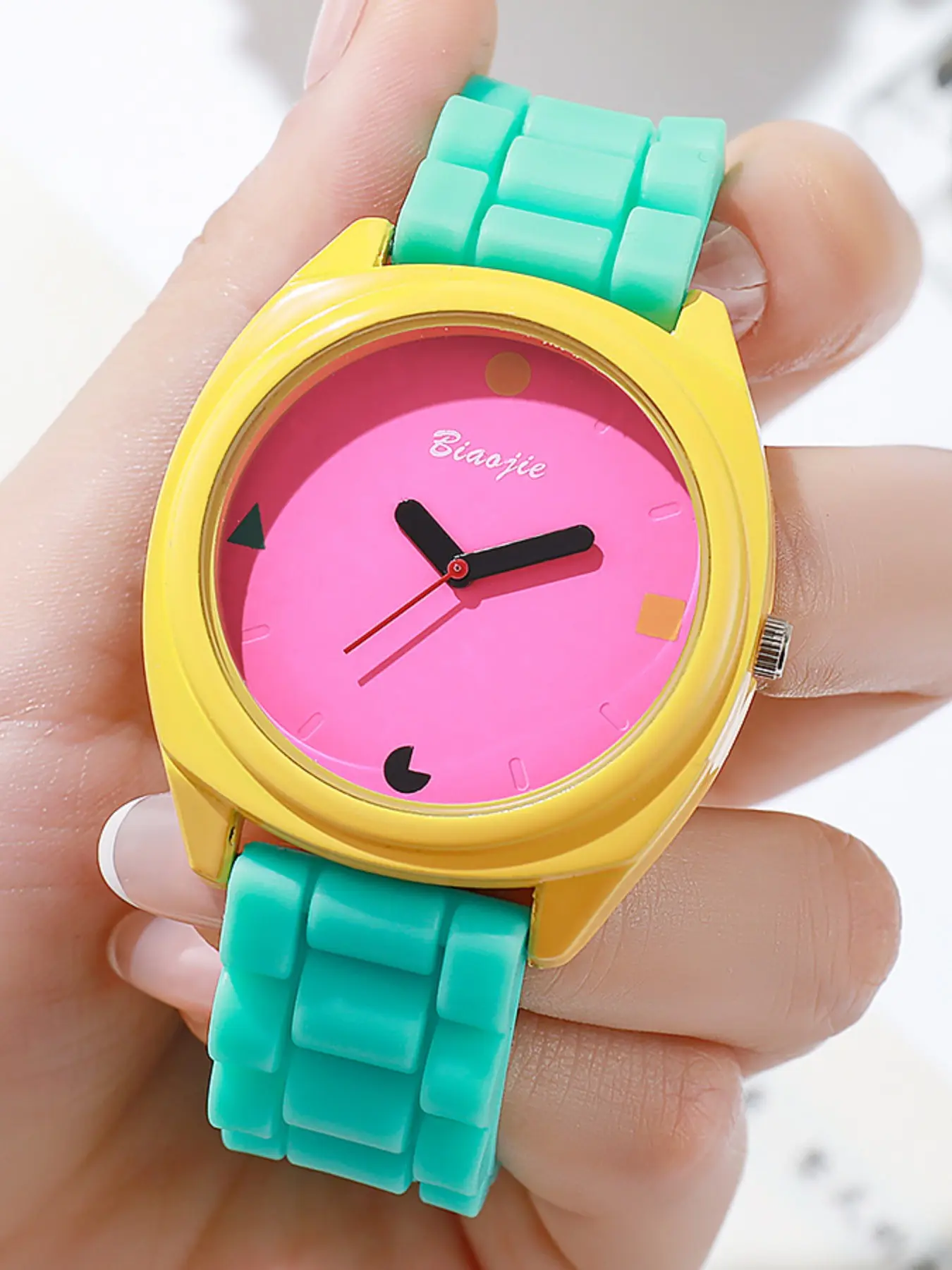 Fashion Simple Women's Watch, Vintage Silicone Wristwatch, Quartz Ladies Timepiece, Elegant and Stylish Female Watch, Trendy Wristwatch