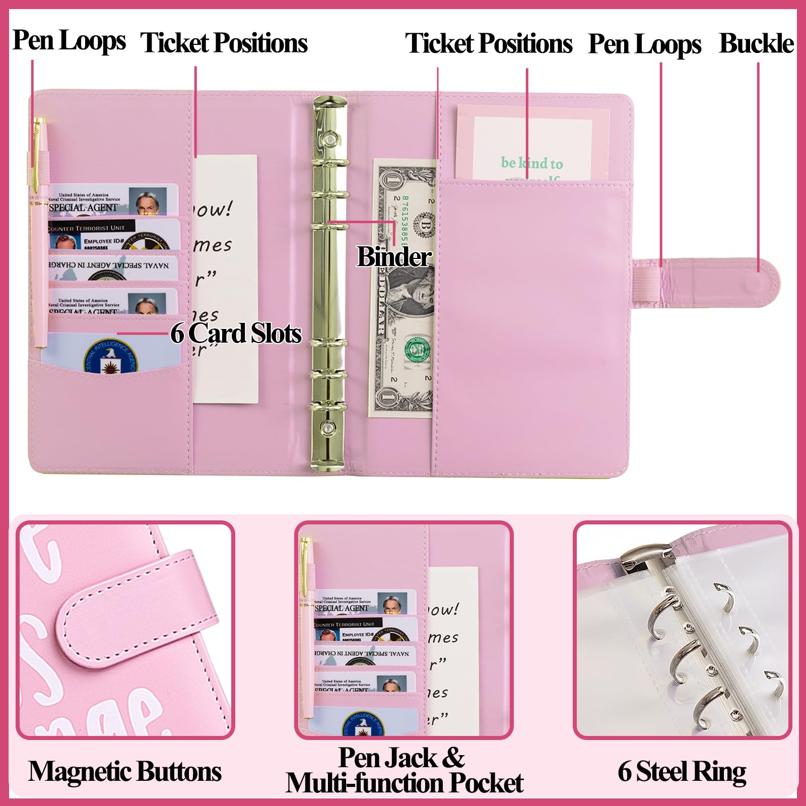 100 Envelopes Money Saving Challenge, A5 Money Saving Budget Binder with Cash Envelopes, Saving Challenge Book - Easy and Fun Way to Save $5,050