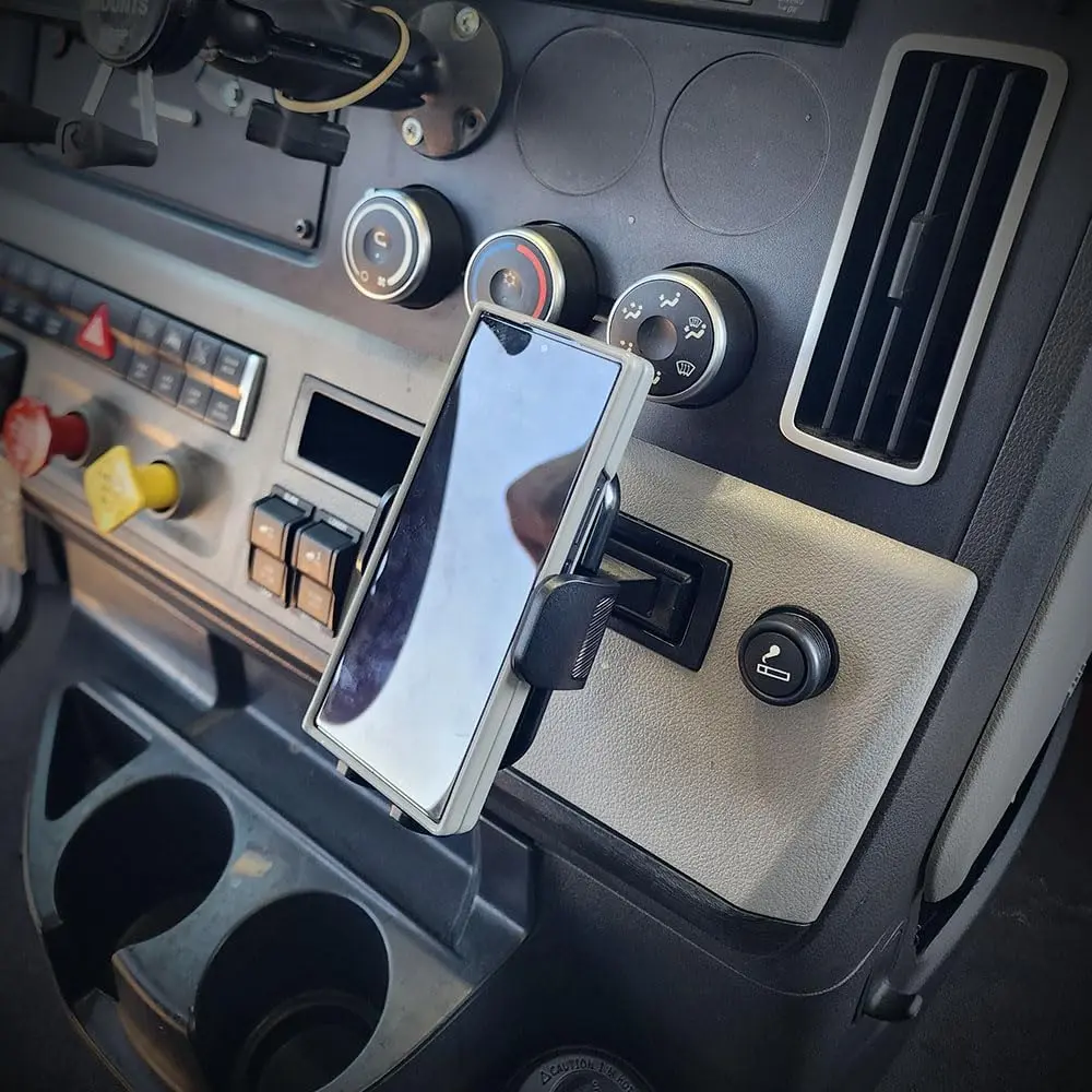 Smash Mount FL, Cascadia Phone Holder Kit 2018-2026, 1 inch RAM Compatible or 17mm Ball Phone Mount Setup for Truckers (FL Lite Smash Mount)