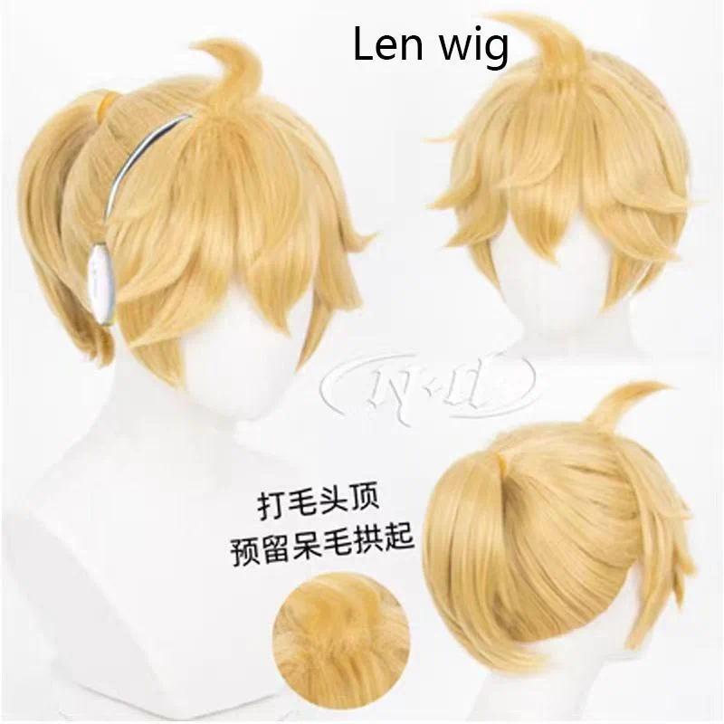 Anime Rin Len Cosplay Costume Len Rin Cosplay Len Costume Kagamine JK Uniform for Halloween Comic Con Outfits # 1 # W.