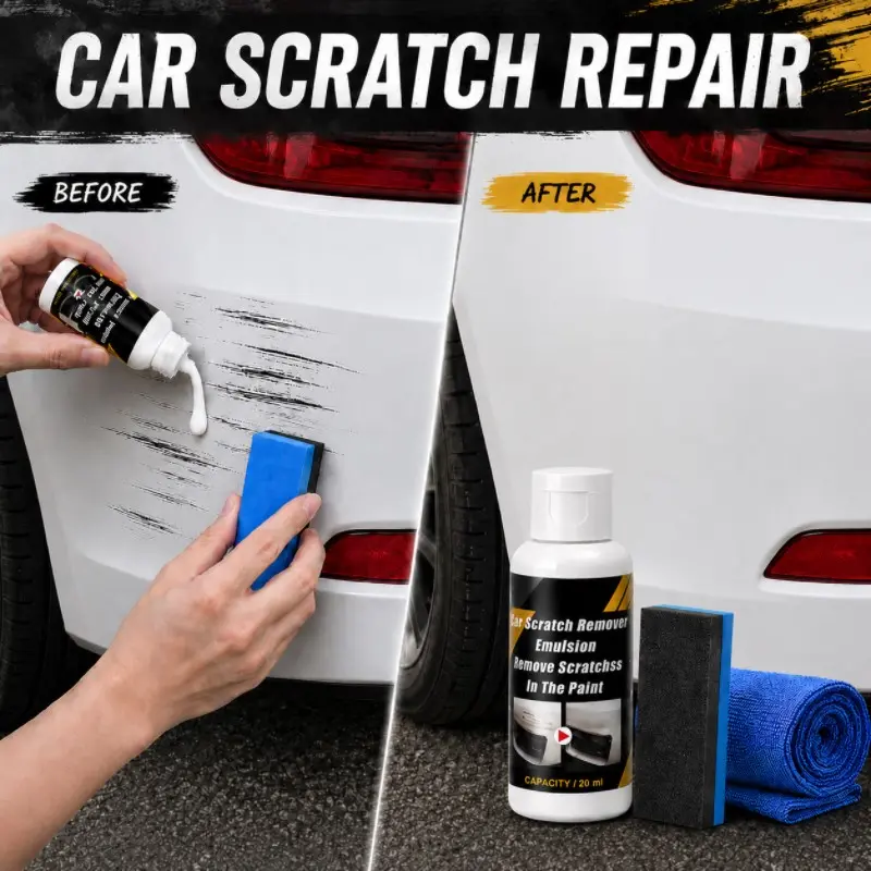 Car Scratch Repair Wax Deep Scratch Repair Paint Restorer Car Paint Scratch Remover Polish Wax Auto Swirl Remover Car Detailing Care Car Scratch Repair Paste