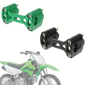 Dirt Bike 7/8" 22mm Handlebar Risers, Cnc Handle Bar Clamp for Kawasaki Klx110 2010-, Klx110l 2010-, Motorcycle Accessories