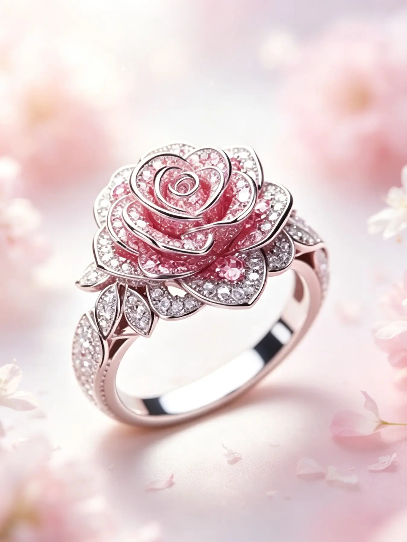 Elegant Geometric Design Zircon Flower Vintage Style Ring, Perfect for Daily Wear and Parties, All-Season Fashion Jewelry, Elegant Fashion Rings