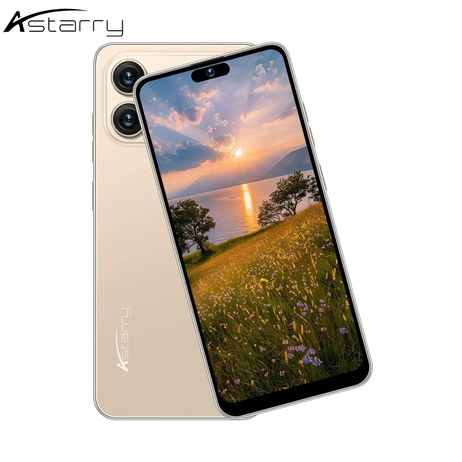 Astarry-17 Pro Max Smartphone, Large Screen Smartphone, 4100mah Battery, 4GB+64GB, 6.93-Inch HD Screen, 8-Core Processor, Dual Sim, 4g Network, Face Unlock, Multiple Colors