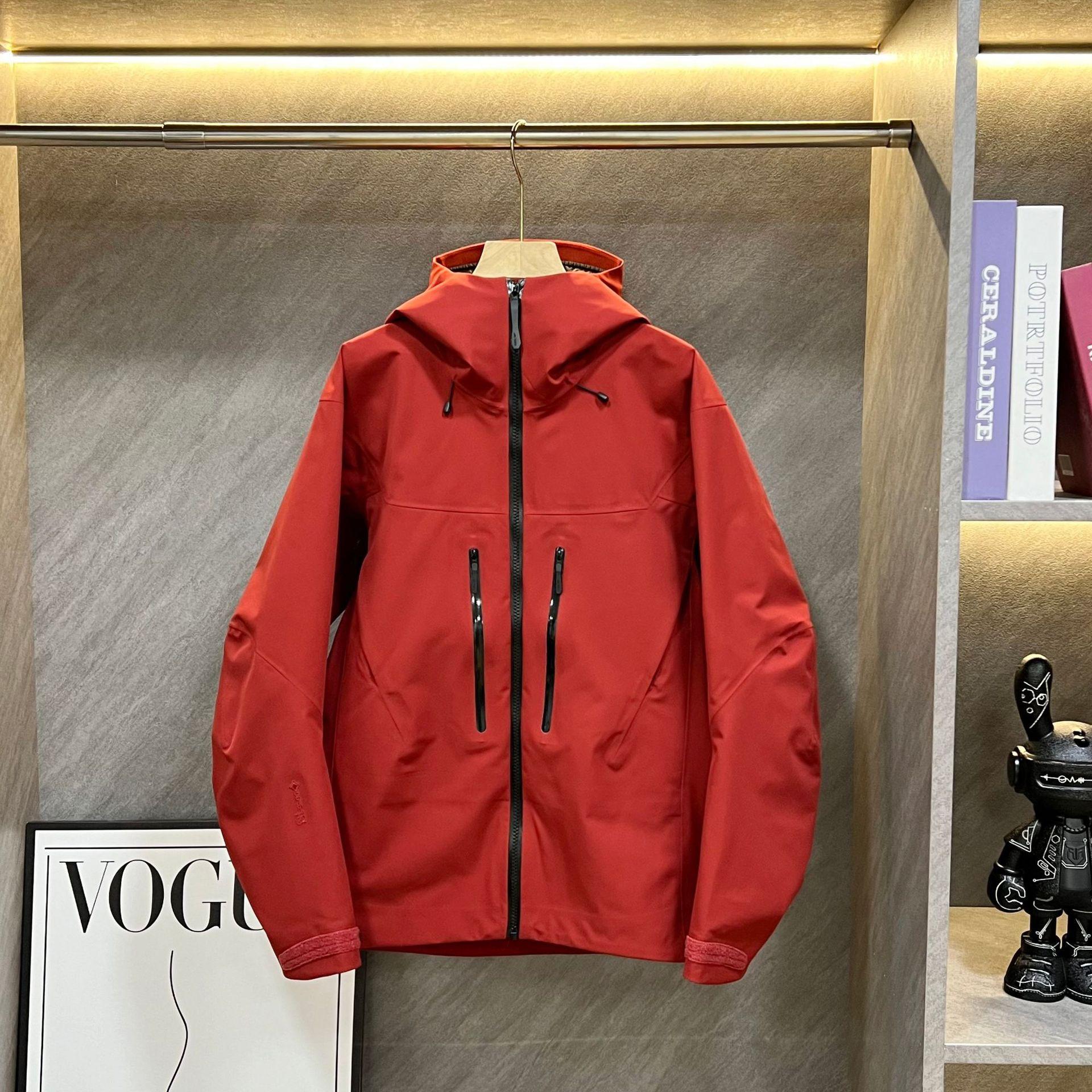 Men's and women's outdoor hardshell windproof and waterproof jacket, with down lining, workwear