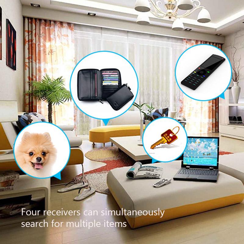 New 4 in 1 Anti-Lost Key Finder Wireless Locator Multifunctional Search Distance Key Locator Tracker For Child Pet Wallet