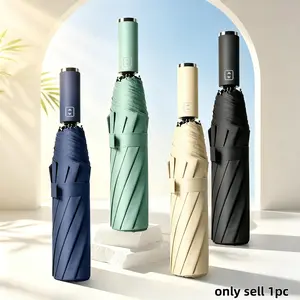 Fully Automatic 10-Rib Umbrella for Rain and Sun, Business Sunshade, UV Protection, Lightweight Design, Durable Material, 1pc