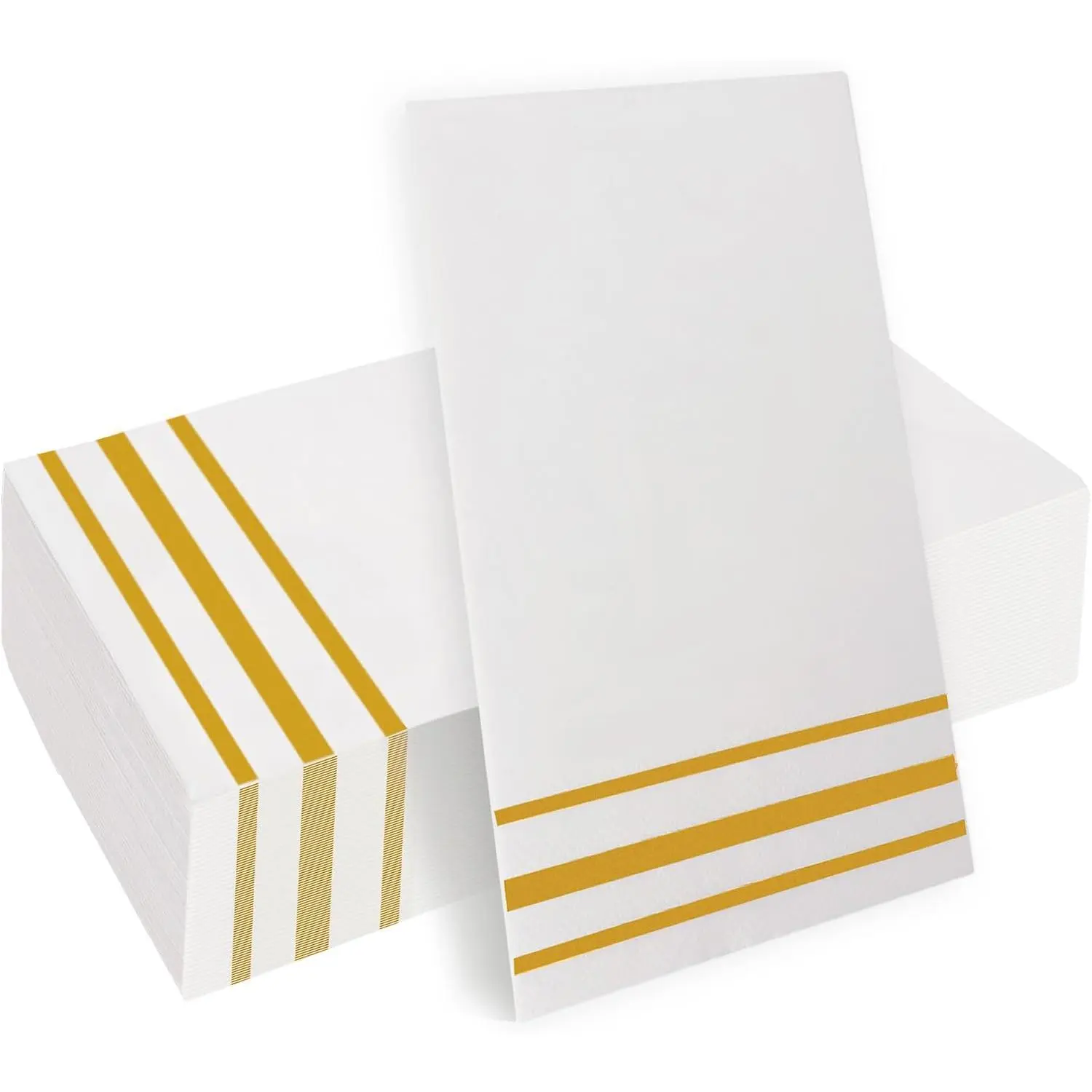Napkins Disposable Paper Napkins 50 Pack Paper Hand Towels Absorbent Dinner Napkins White and  Napkin Guest Towels Tissue Party Napkin for Bathroom Dinner Wedding Kitchen Party Event Decorative