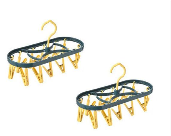 Sock Drying Rack, Foldable Drying Rack Drip Hanger, Portable Underwear Hangers Hanging Drying Rack, Folding Rotatable Sock Drying Rack for Drying Socks Lingerie Baby Clothes Drying Towels, Sock Hanger for Drying, Underwear Hangers for Drying