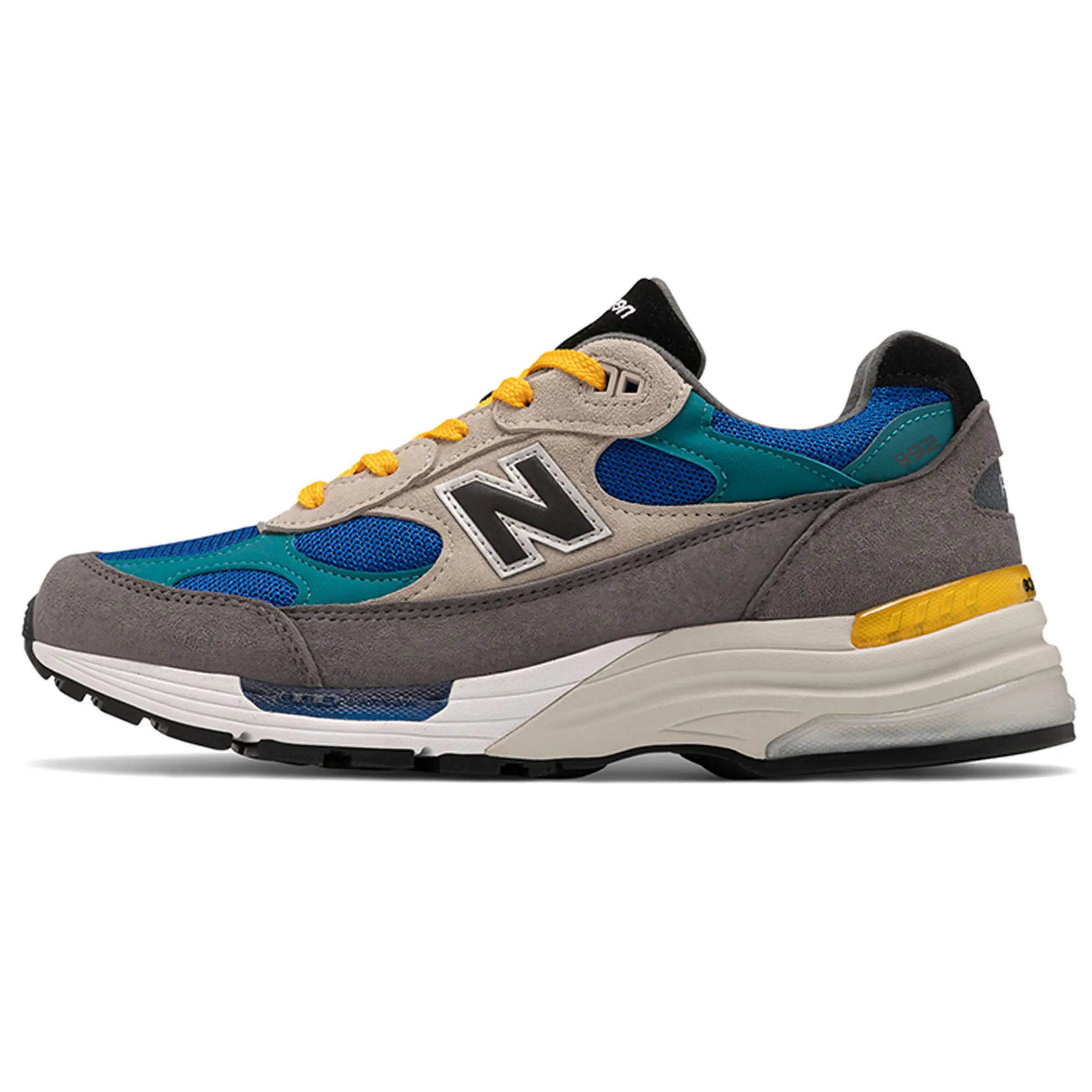 New Balance NB 992 Running Shoes for Men and Women – Versatile, Comfortable, Cushioned, Durable Rubber Outsole Verifiable, with credentials and supporting global authentication