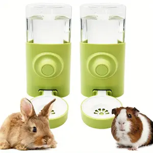 1pc Rabbit Water Bottle Leak-Proof,  Hanging Guinea Pig Drinkers 20.29Oz Small Animal Gravity Automatic Feeder, Suitable for Rabbits, Guinea Pigs, Chinchillas, Hedgehogs, Beavers, Squirrels