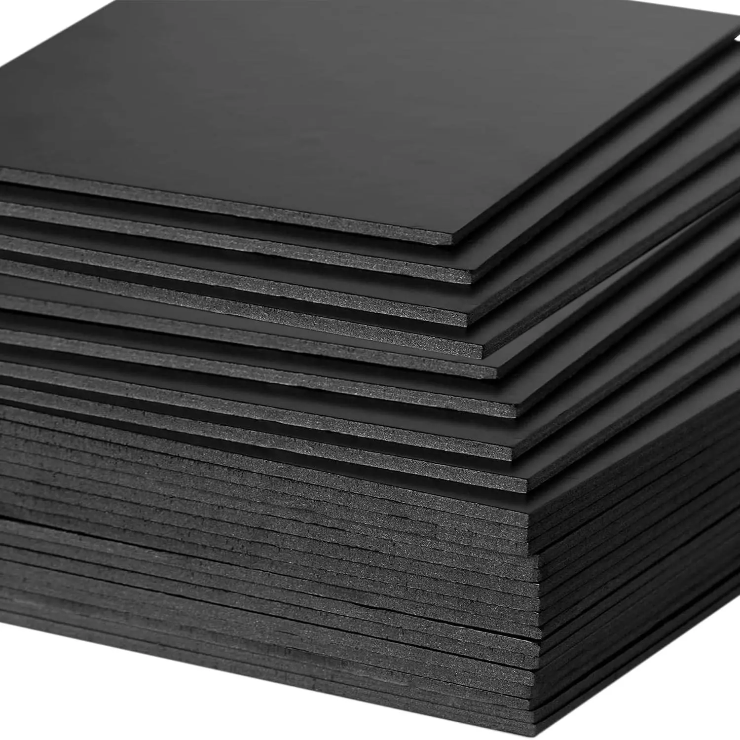 20 Pack Black Foam Boards 11x14in, 3/16in(5MM) Thick | Poster Board, Polystyrene Foam Sheet for Projects Art Display