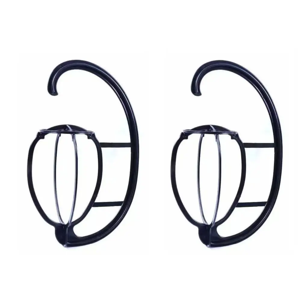 2-Pack Hanging Wigs Stand, Portable Display Rack for Wigs and Hats, Ideal for Wig Storage and Hat Showcase, Convenient and Stylish