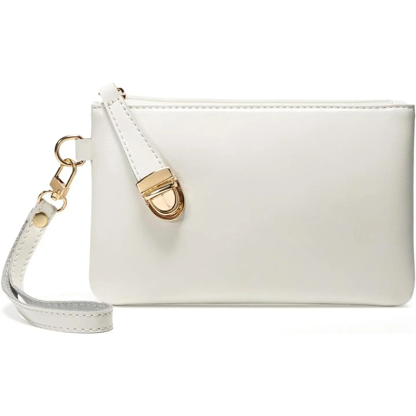 PU Leather Wristlet Purse for Women - Sleek Clutch Purse - Women's Wristlet Handbags Small Wristlet Wallets for Women