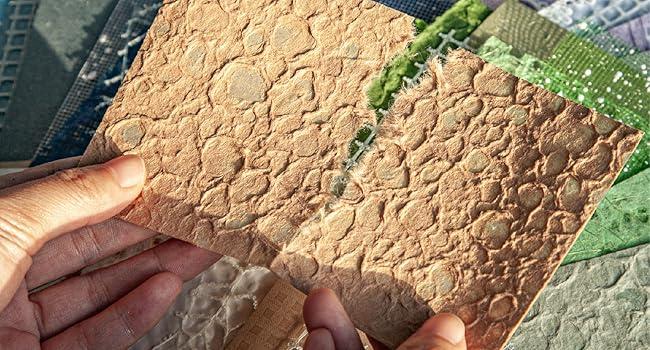 96 Sheets Textured Scrapbook Paper and Mesh Fabric Assorted Set  6 Mixed Special Paper for Scrapbooking Planner Bullet Junk Journal Supplies Mixed Media Collage Card Embellishments 3.9x5.5 Inch