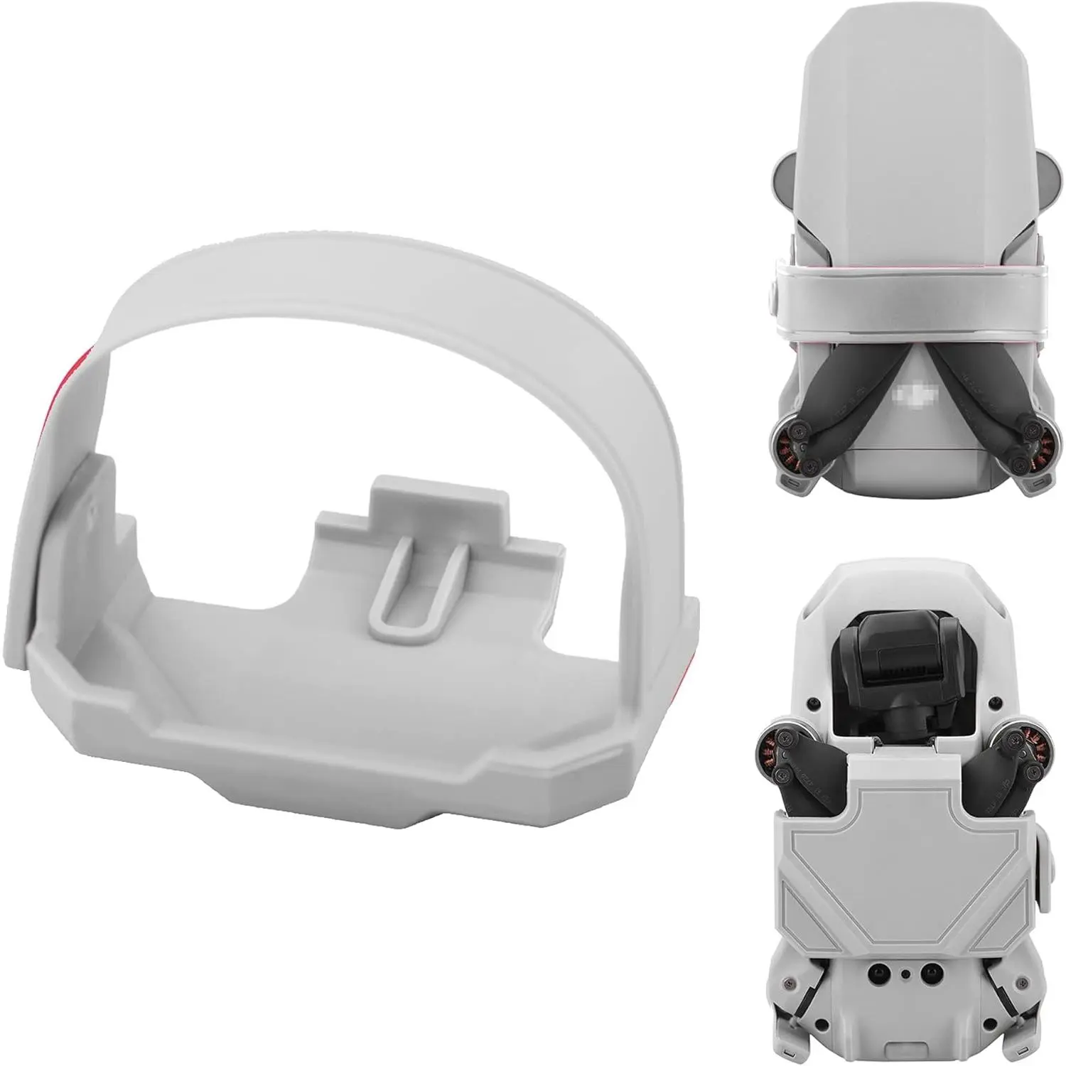 Propeller Holder Guard for  Mini 4K/Mini 2 SE/Mini 2/Mavic Mini, Quick Release Drone  Protector & Stabilizer Strap, Portable Travel Storage Accessories (Grey)