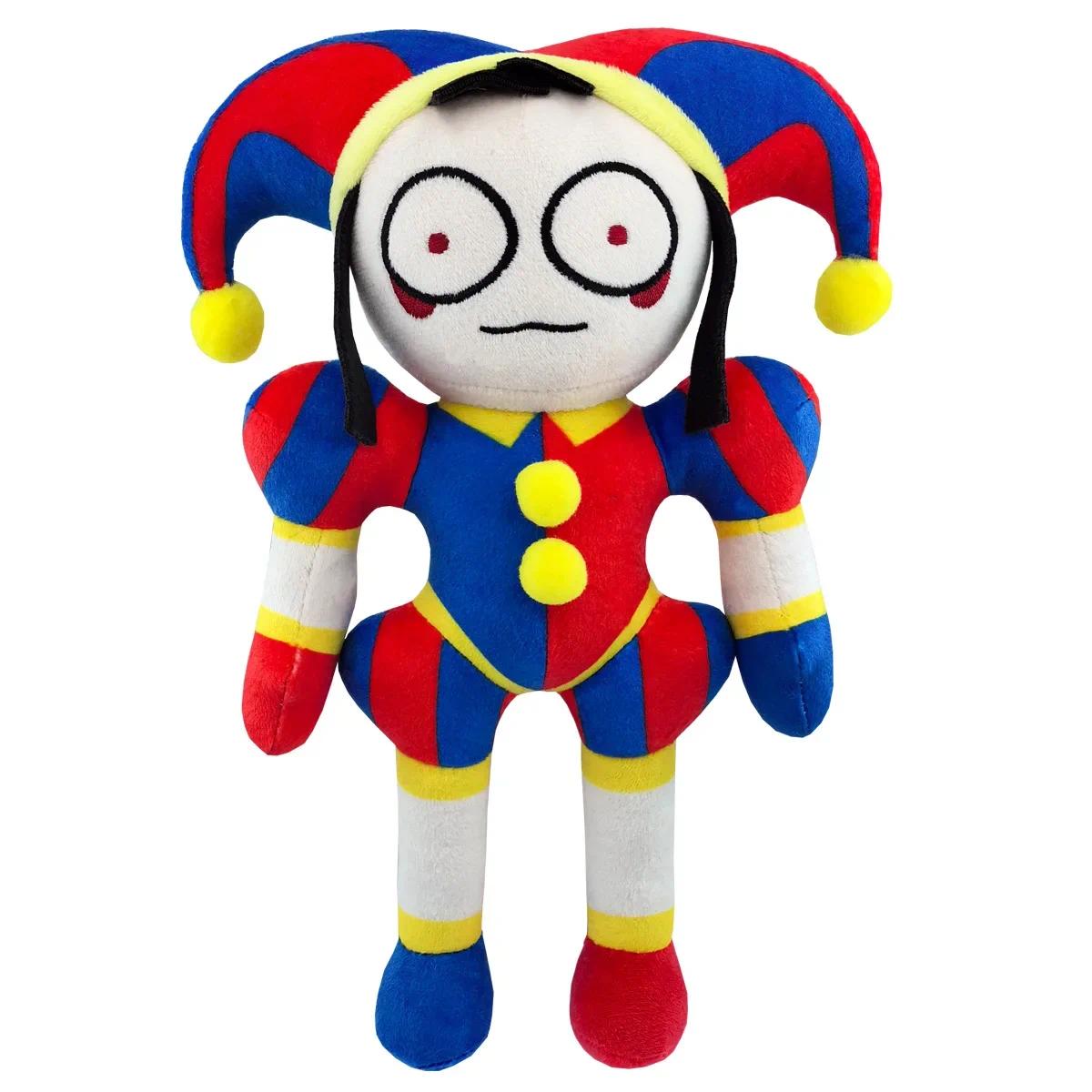 The Amazing Digital Circus Pomni Jax Plush Toy Anime Cute Theater Rabbit Doll StuffedCartoon Clown Christmas Kids Gifts popular