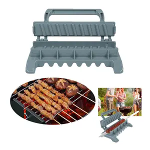 Plastic Kabob Press Mold, Handheld Kebab Forming Tool, Traditional Chef Style, Kebab Maker for Outdoor Barbecue Cooking