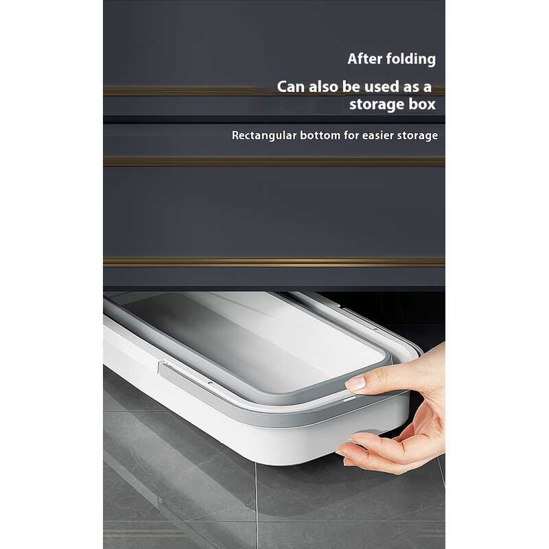 Large capacity foldable rectangular mop cleaning bucket lifting type car washing and fishing multifunctional portable bucket