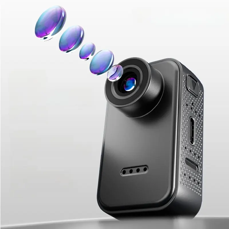 Mini Thumb Action Camera - HD Video, 1.47" IPS Screen, Rechargeable Portable Wearable Camcorder with Memory Support, for Vlog Pet Recording