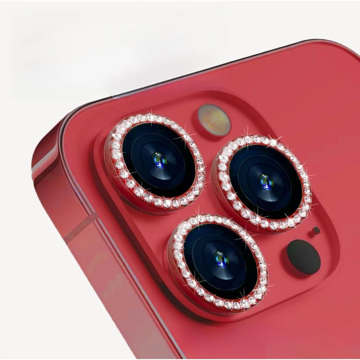 3pcs Flash Drill Lens Film [Red]