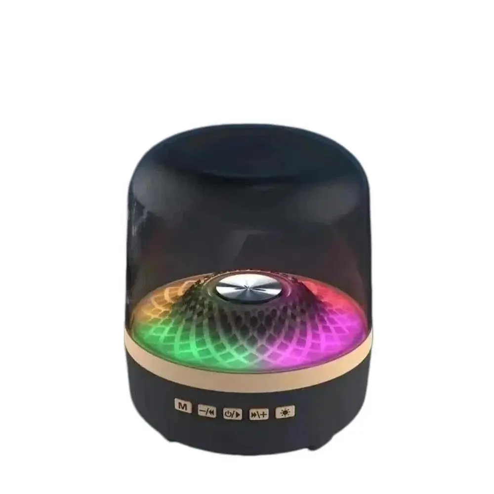 Bluetooth 5.0 Portable Speaker Wireless Soundbar with LED Breathing Light Home Office Music Player Long Playback