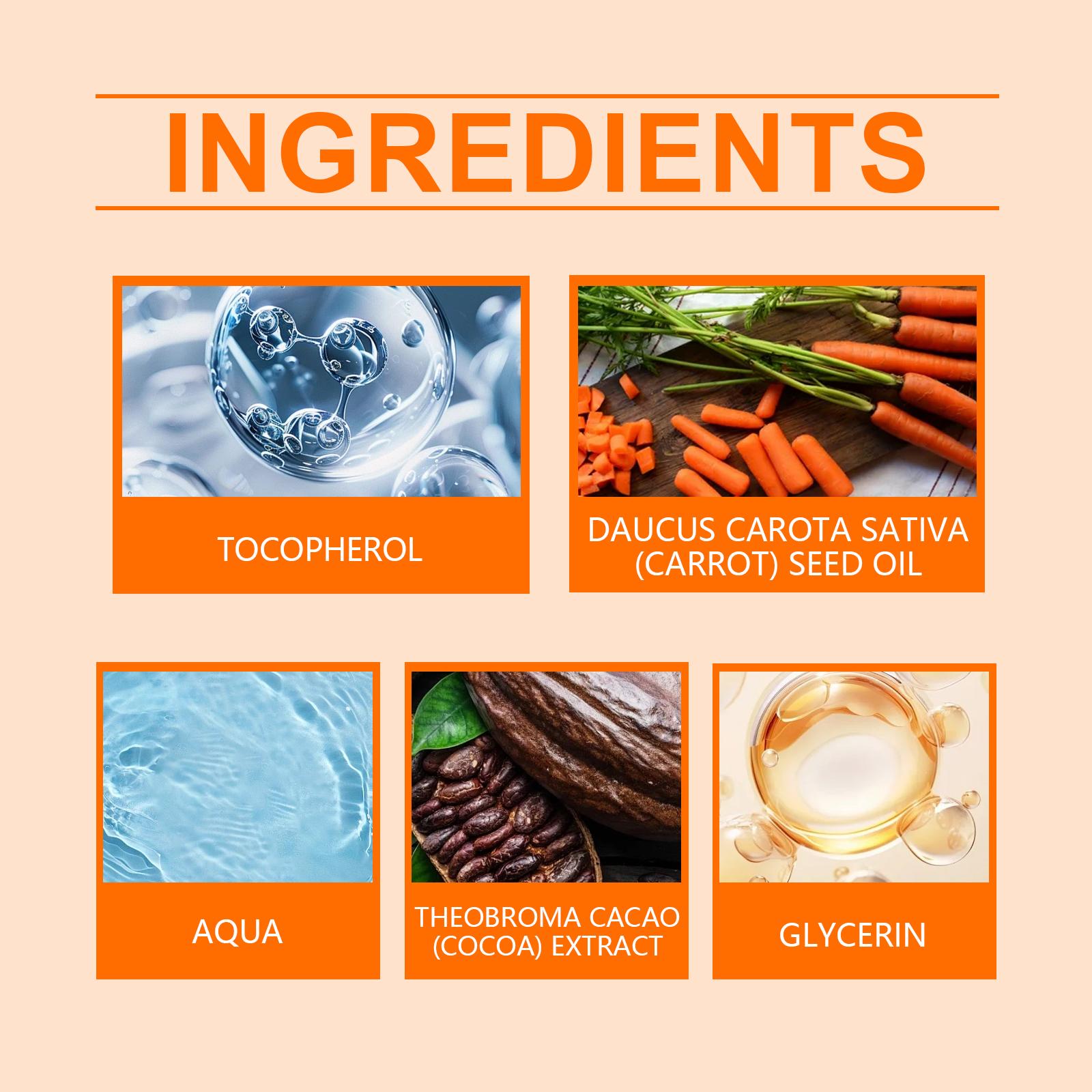 WEST MONTH Intensive Tanning Gel, Carrot & Coconut Extract Accelerated Natural Bronze, Skin Protection & Sun Damage Reduction, Long-Lasting Hydration Lock, Lightweight Non-Greasy Fast Absorbing for All Skin Hydrating balm