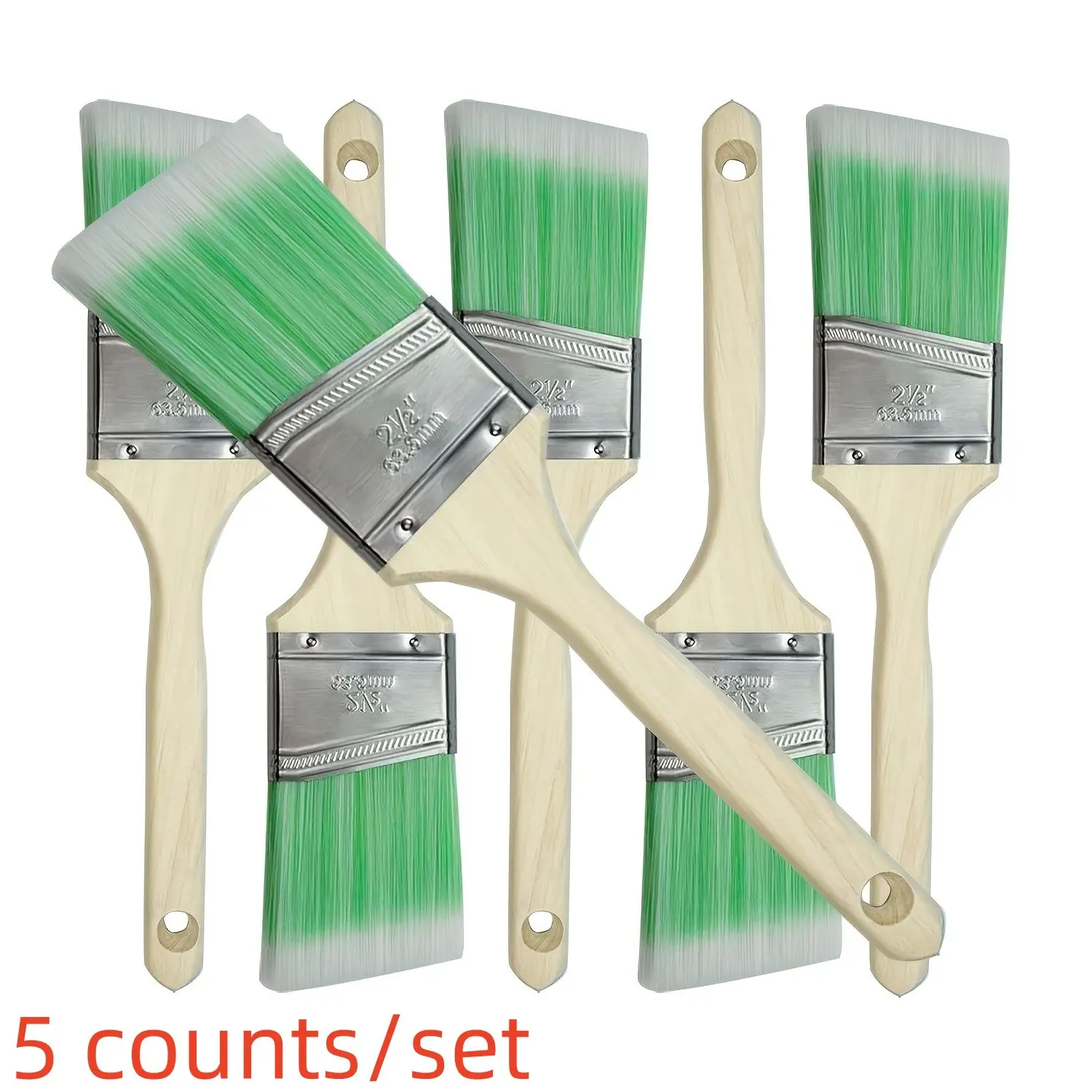 2.5 Inch Angle Paint Brush, Precise Edge Painting, No Shedding, Beaver Tail Handle, Ideal for Corners and Trim Work, Easy Corner Application, Paint Brushes For Walls