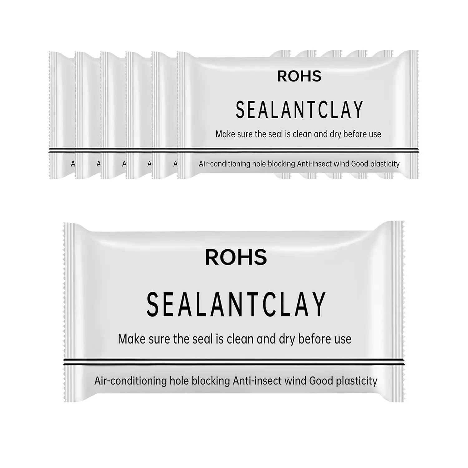 Waterproof Sealant Mud, 10-Pack New Seal Putty, Waterproof Duct Sealer, Repair Seal Mud, Quick Fix for Drain Connections, Wall Holes, Ac Holes