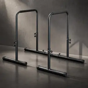 Power Tower Dip Station, Heavy-Duty Steel Pull Up Bar for Home Gym Strength Training, Calisthenics Equipment with Detachable Bench, Push-Up Handles & Adjustable Height, 550 LBS Capacity