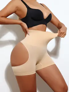 Women’s High Waisted Butt Lifter Shapewear Shorts Tummy Control Seamless Booty Enhancer Panties
