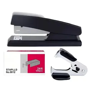 Desktop Stapler with 1000 Staples, Metal Material, Non-Slip Base, 20 Sheets Capacity, 2 Binding Modes, Office Teaching Home Use