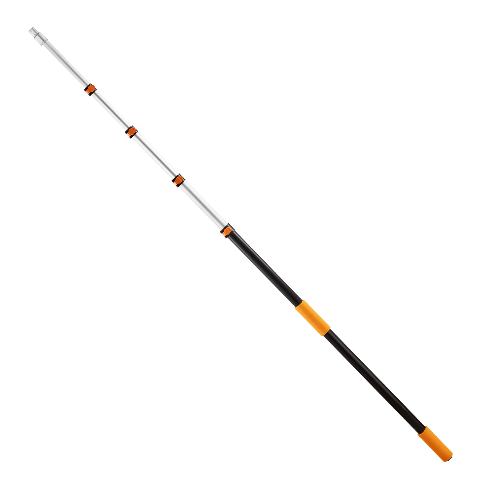 Telescopic Extension Pole, 4.66-19 FT Multi-Purpose Extendable Pole, Sturdy Aluminum Alloy Paint Pole Extension with Flip-Lock Design, High Reach Roller Stick for Painting, Dusting and Cleaning