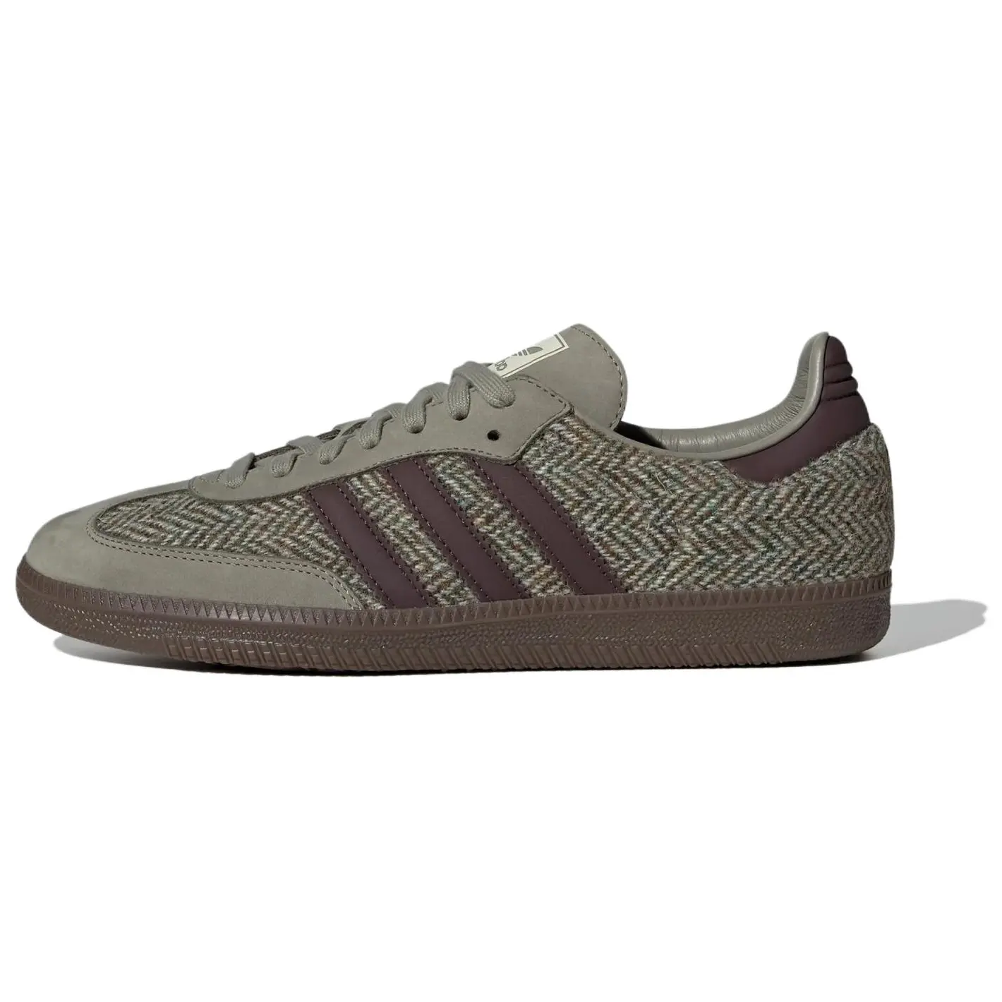 Women's Adidas Originals Samba OG Low-Top Leather Trainers - Rose Brown, House White Athletic Footwear, Versatile Casual Walking Shoes, Maison Mihara Verifiable with Global Authentication Credentials
