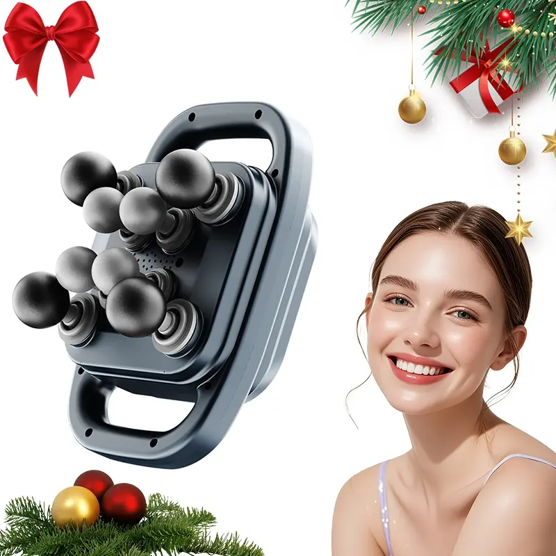 New upgraded multifunctional eight head men's and women's fascia gun body relaxation new vibration massager, suitable for home office use