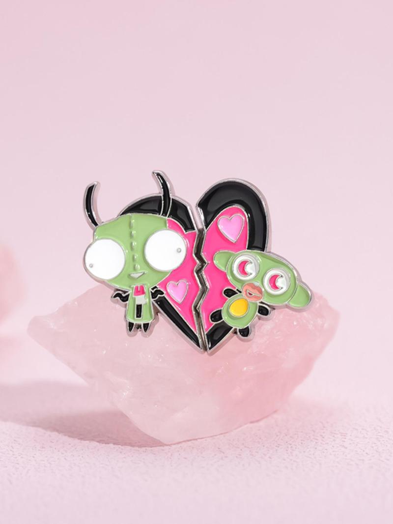 Cartoon Monster Design Brooch, Cute Creative Brooch, Fashion Accessories for Women & Men, Creative Gift, Jewelry for Backpacks, Jeans, Scarves, Hats Decoration