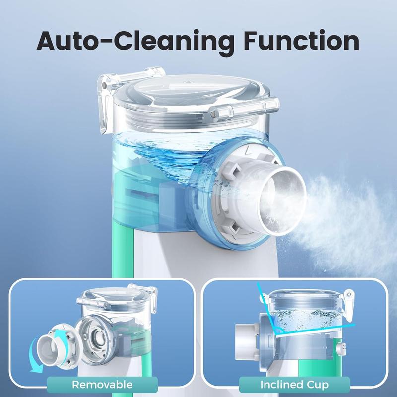 Portable Ultrasonic Air Humidifier, 1 Set USB Rechargeable Compact Air Humidifier with Double Power Modes, Body Care Product for Home & Travel, Usb Humidifier Machine