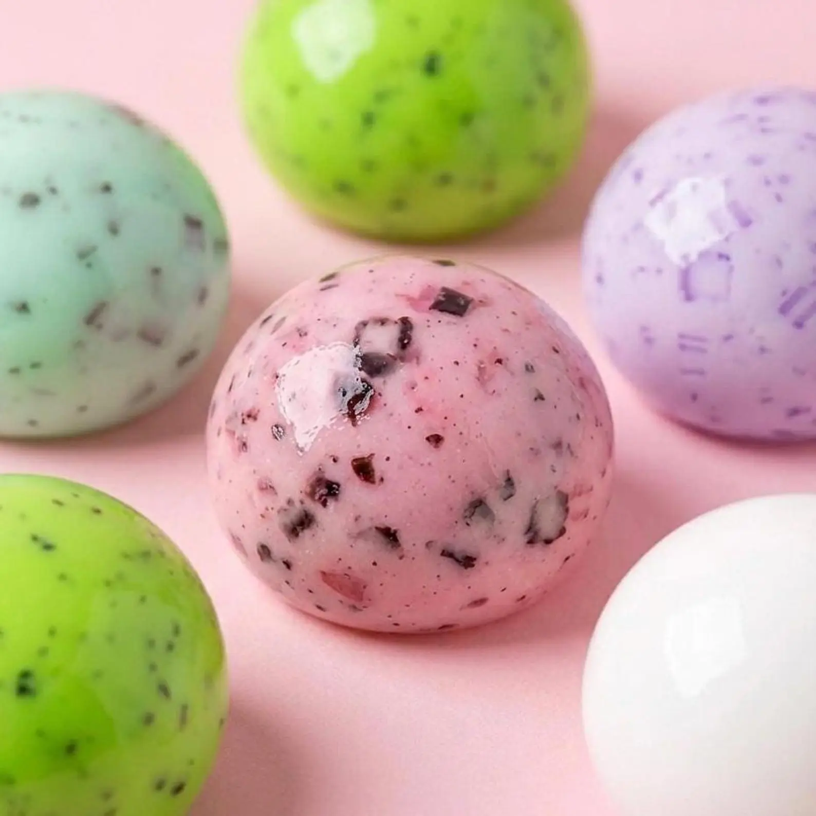 Mochi Squishy Taba Soft Stress Ball Ice Cream Fidget Toy TikTok Viral Anxiety Relief Gift Ideas for Teen Girls Desk Toy Sensory Squishy